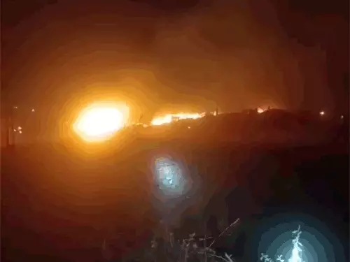 Jaguar fighter aircraft crashes in Jamnagar, Gujarat, the plane is blown to pieces